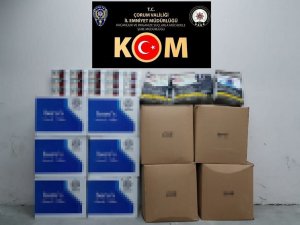 Çorum’da Kaçak Sigara Operasyonu
