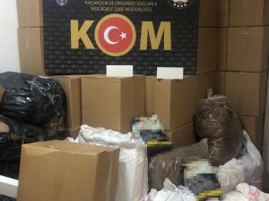 Antalya’da Kaçak Tütün Satanlara Büyük Darbe