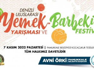 Pamukkale’nin Etekleri Barbekü Festivaline Sahne Olacak