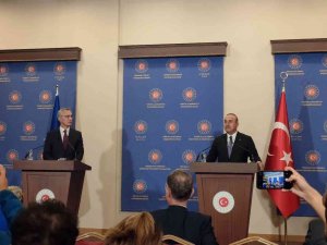 Dışişleri Bakanı Çavuşoğlu Nato Genel Sekreteri Stoltenberg İle Bir Araya Geldi