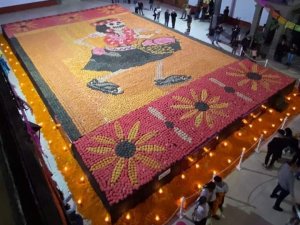 Meksika’da Renkli Ekmekten Yapılan Mozaik Resim Guinness Rekorlar Kitabı’na Girdi