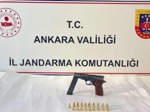 Başkent’te Silah Ve Fişekler Ele Geçirildi