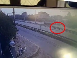 2 Kişinin Hayatını Kaybettiği Motosiklet Kazası Kamerada