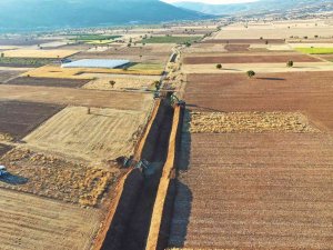 Denizli Ovalarında 32 Bin Metre Tahliye Kanalı Açıldı