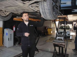 Havaların Soğumasıyla Oto Tamircilerde Yoğunluk Başladı