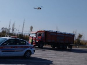 Jandarmanın Helikopterle Trafik Denetimleri