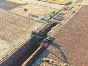 Acıpayam Ve Serinhisar Ovalarında 32 Bin Metrelik Tahliye Kanalı Açıldı