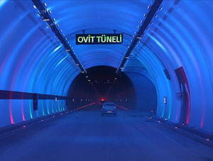 Ovit Tüneli'nin İkizdere-İspir Yönündeki Tüpü Ulaşıma Kapatıldı
