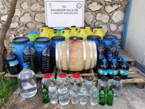 Erdek’te 900 Litre Sahte İçki Ele Geçirildi