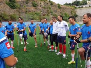 Ampute Milli Futbol Takımı Trabzon’da Kampa Girdi