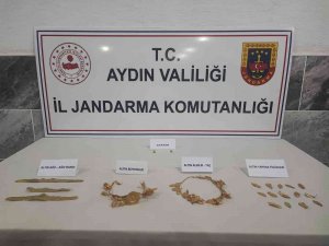 Aydın’da Jandarma Ekiplerinden Tarihi Eser Operasyonu