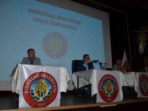 Kırkağaç’taki Halk Toplantısında Gergin Anlar