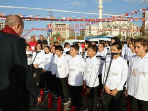 Gaziantep’te Erdoğan’a "Başlasın Türkiye Yüzyılı" Sürprizi