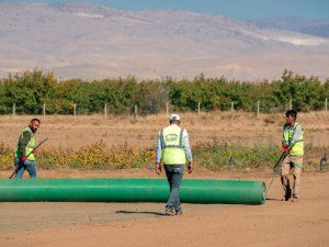 Malatya Büyükşehir, 300 Bin Metrekare Alanda Çim Ve Fidan Üretiyor