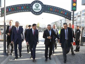 Karatay Trafik Eğitim Parkında Eğitimler Sürüyor