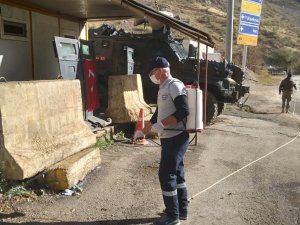 Hakkari’de Sarı Ömer Örümceğine Karşı İlaçlama Yapıldı