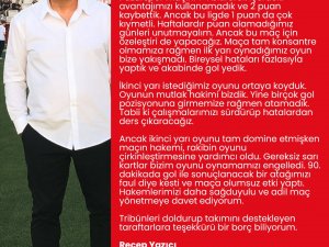 Uşakspor Teknik Direktörü Yazıcı, Hakemleri Adli Olmaya Davet Ediyorum”