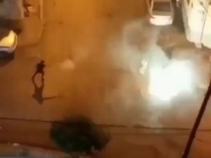Gençlerin Havai Fişekle Tehlikeli Oyunu