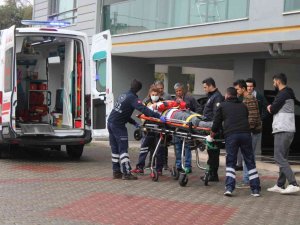 Çatıdan Düşen Şahıs Yaralandı