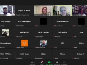 Halı Tasarımı Bölümü Öğrencileri Online Söyleşide