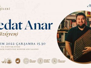 Ünlü Müzisyen Sedat Anar Gençlerle Buluşacak