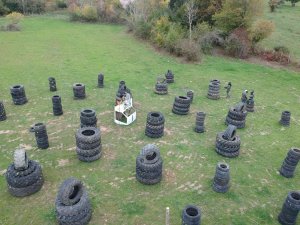 Sinop’ta Üniversite Öğrencilerinden Paint Ball Maçı