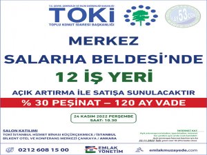 TOKİ Rize'de 12 İş Yerini Açık Artırma İle Satacak