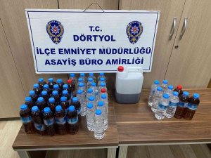 Hatay’da 27 Litre Sahte İçki Ele Geçirildi