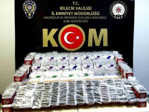 Bilecik’te 39 Bin 920 Adet Dolu Makaron Ele Geçirildi