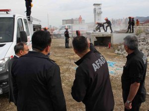 Yerel Düzey Kentsel Arama Kurtarma Tatbikatı Yapıldı