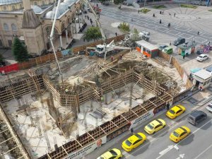 Cedidiye Meydanında İnşaat Hızla İlerliyor