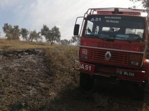 Gönen Havutça Kırsal Mahallesinde Yangın Çıktı