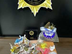 Kırklareli’nde Bir Evde 1 Kilo 91 Gram Esrar Ele Geçirildi