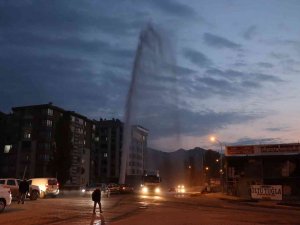 Doğal Gaz Boru Hattının Havasını Tazyikli Su İle Aldılar