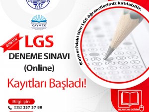Büyükşehir, Kaymek Uzem İle İlk Kez Lgs Deneme Sınavı Gerçekleştirecek