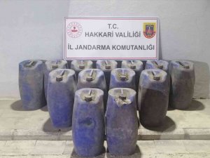 Toprağa Gömülü 750 Litre Asit Anhidrit Maddesi Ele Geçirildi