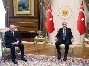 Cumhurbaşkanı Erdoğan, Mhp Lideri Bahçeli Görüşmesi Sona Erdi