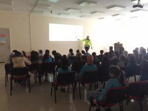 Üzümlü’de Öğrencilere Trafik Eğitimi Verildi