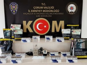 Çorum’da Kaçak Sigara Operasyonu
