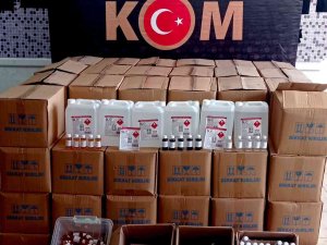 Tekirdağ’da 2,5 Ton Etil Alkol Ele Geçirildi