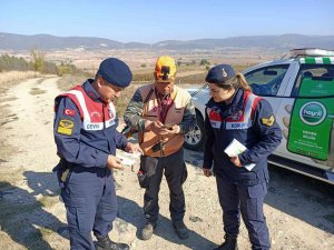 Bilecik’te Jandarmadan Avcılara Denetim