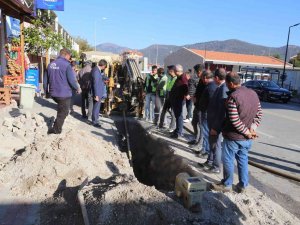 Çameli’nde Doğalgaz Çalışmaları Başladı