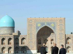 Cumhurbaşkanı Erdoğan, Semerkant’ta Ağaç Dikme Törenine Katıldı