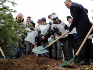Gümüşhane’de Milli Ağaçlandırma Gününde Binlerce Fidan Toprakla Buluştu