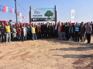 Karaman’da ‘Milli Ağaçlandırma Gününde’ Fidanlar Toprakla Buluşturuldu