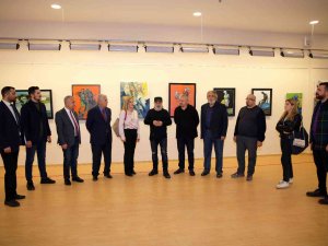 Sanko’da “İnsan” Temalı Resim Sergisi Açıldı