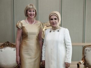 (Düzeltme) Cumhurbaşkanı Erdoğan, Resmi Törenle Karşıladığı Yeni Zelanda Genel Valisi Jerry Mateparae İle Baş Başa Görüştü