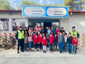 Jandarmadan Öğrencilere Trafik Eğitimi