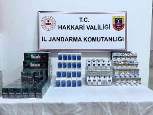 Hakkari’de 800 Paket Sigara Ele Geçirildi