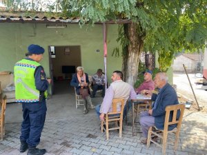 Aydın’da Traktör Sürücülerine Jandarmadan Eğitim